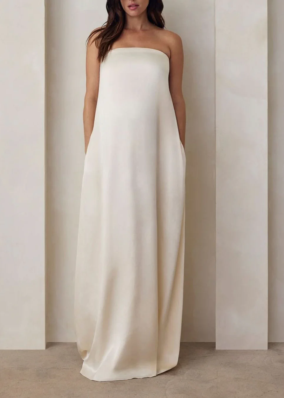 Brushed Satin Gown