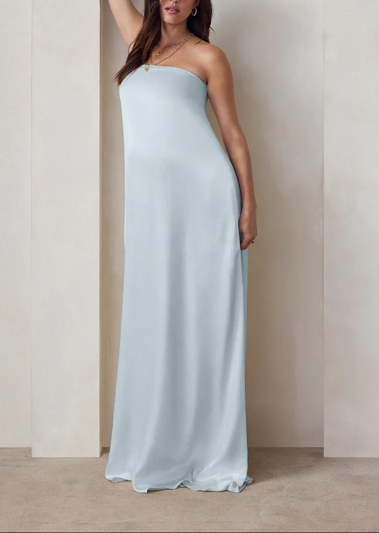 Brushed Satin Gown - Image 19