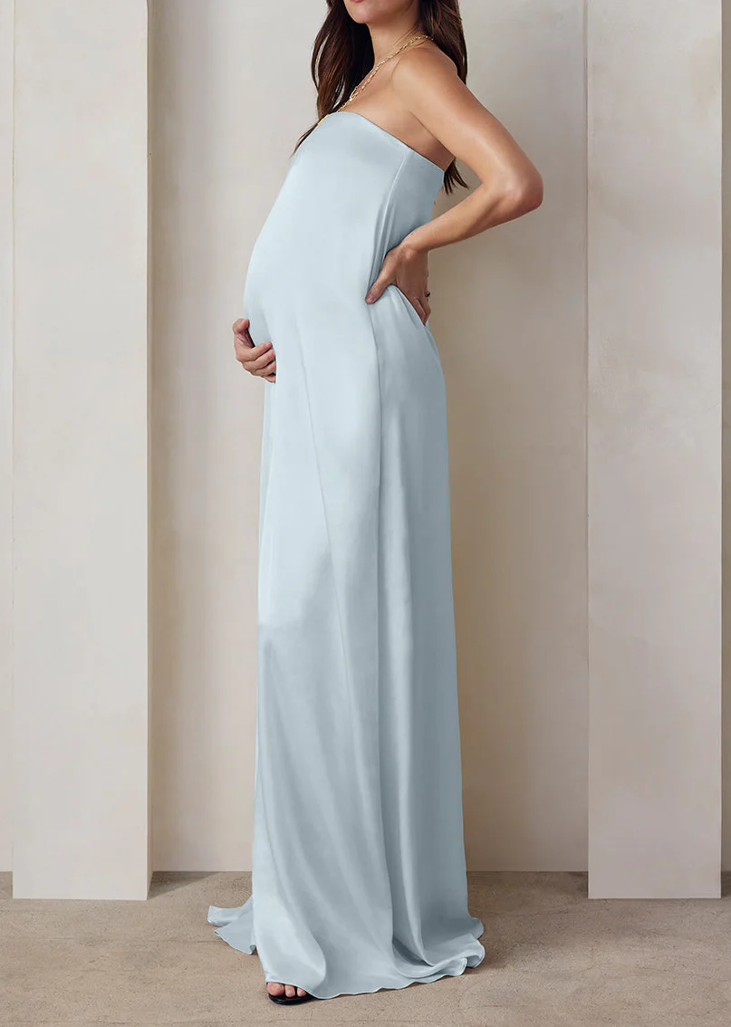 Brushed Satin Gown - Image 22