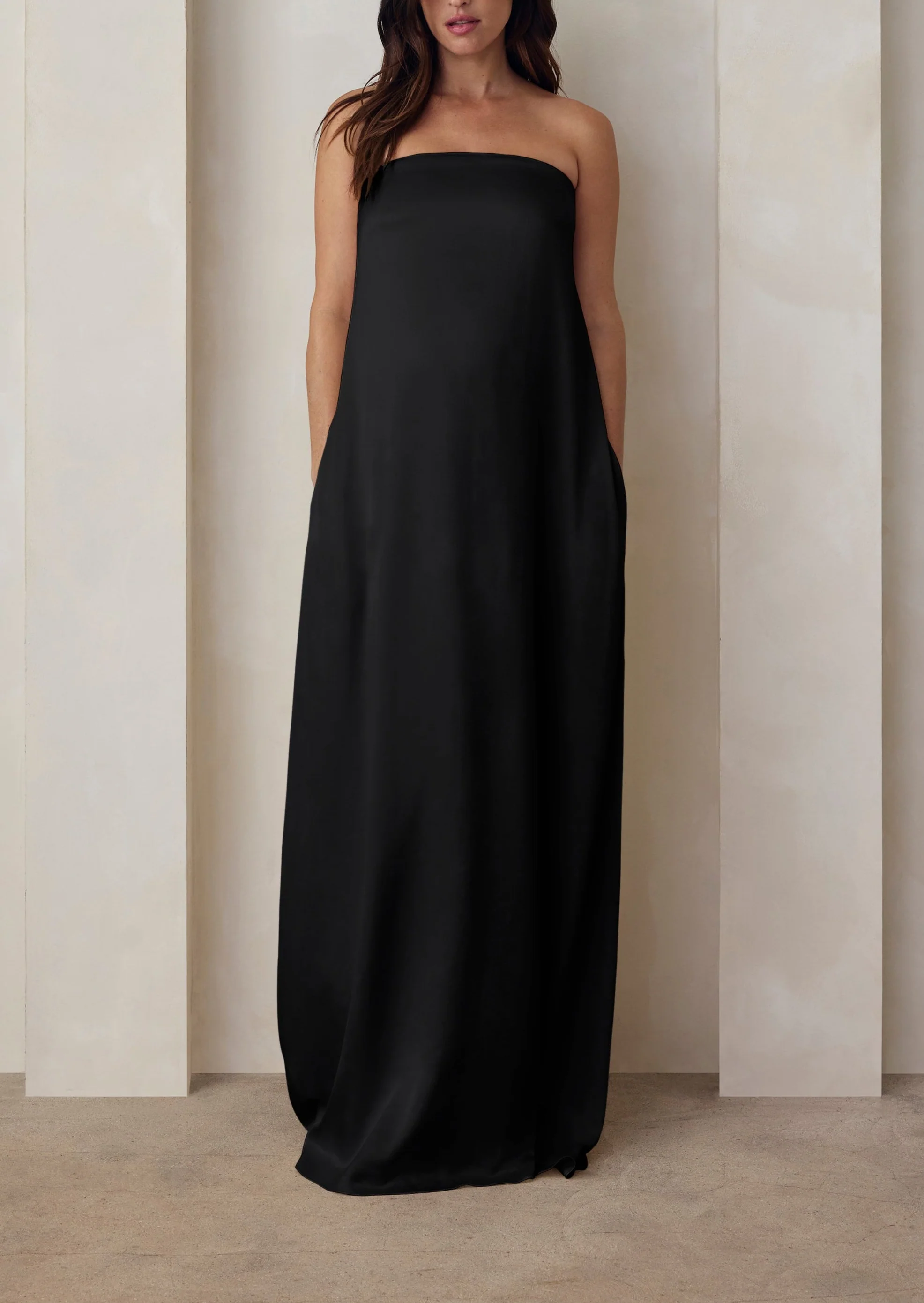 Brushed Satin Gown - Image 27