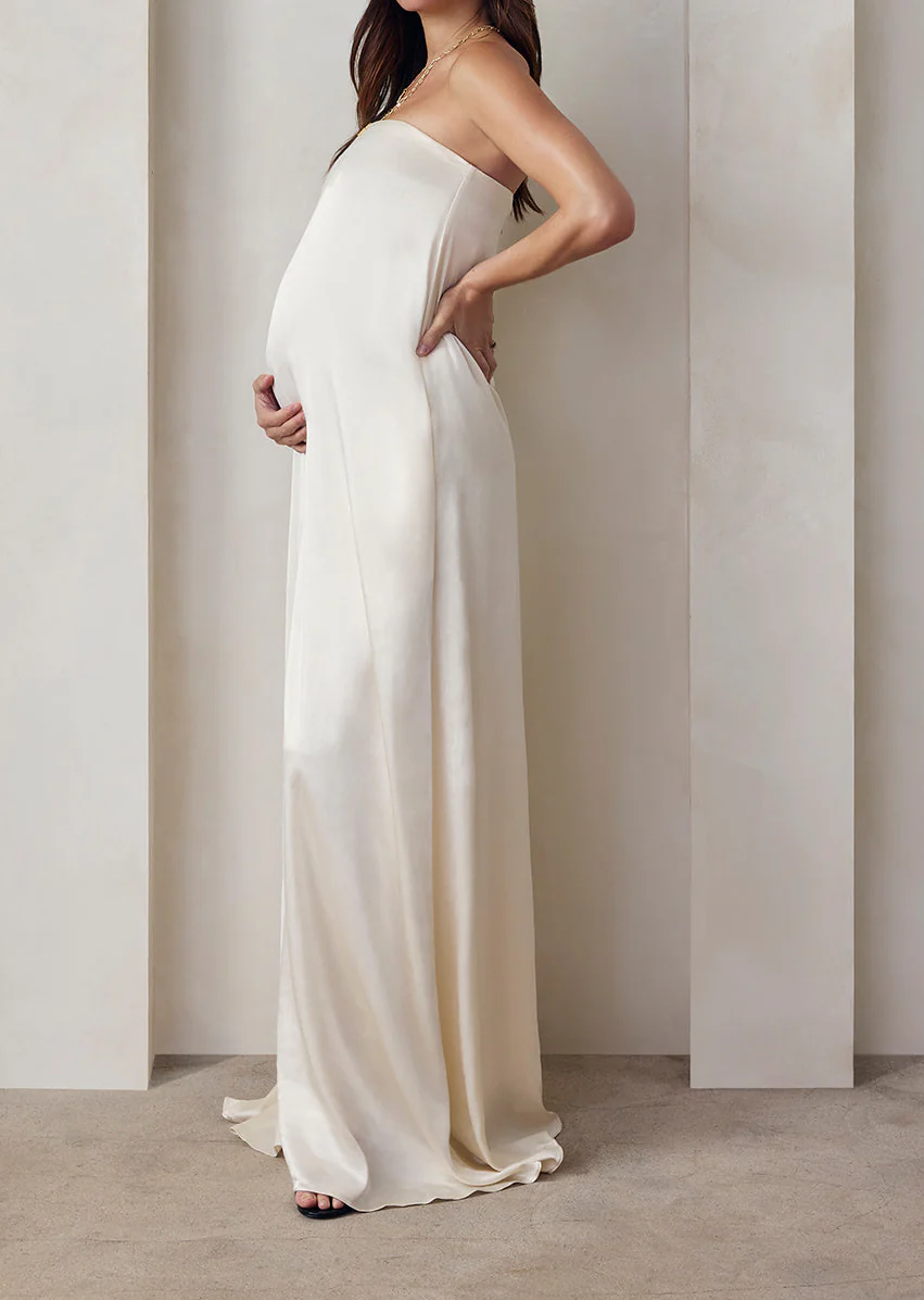 Brushed Satin Gown - Image 3