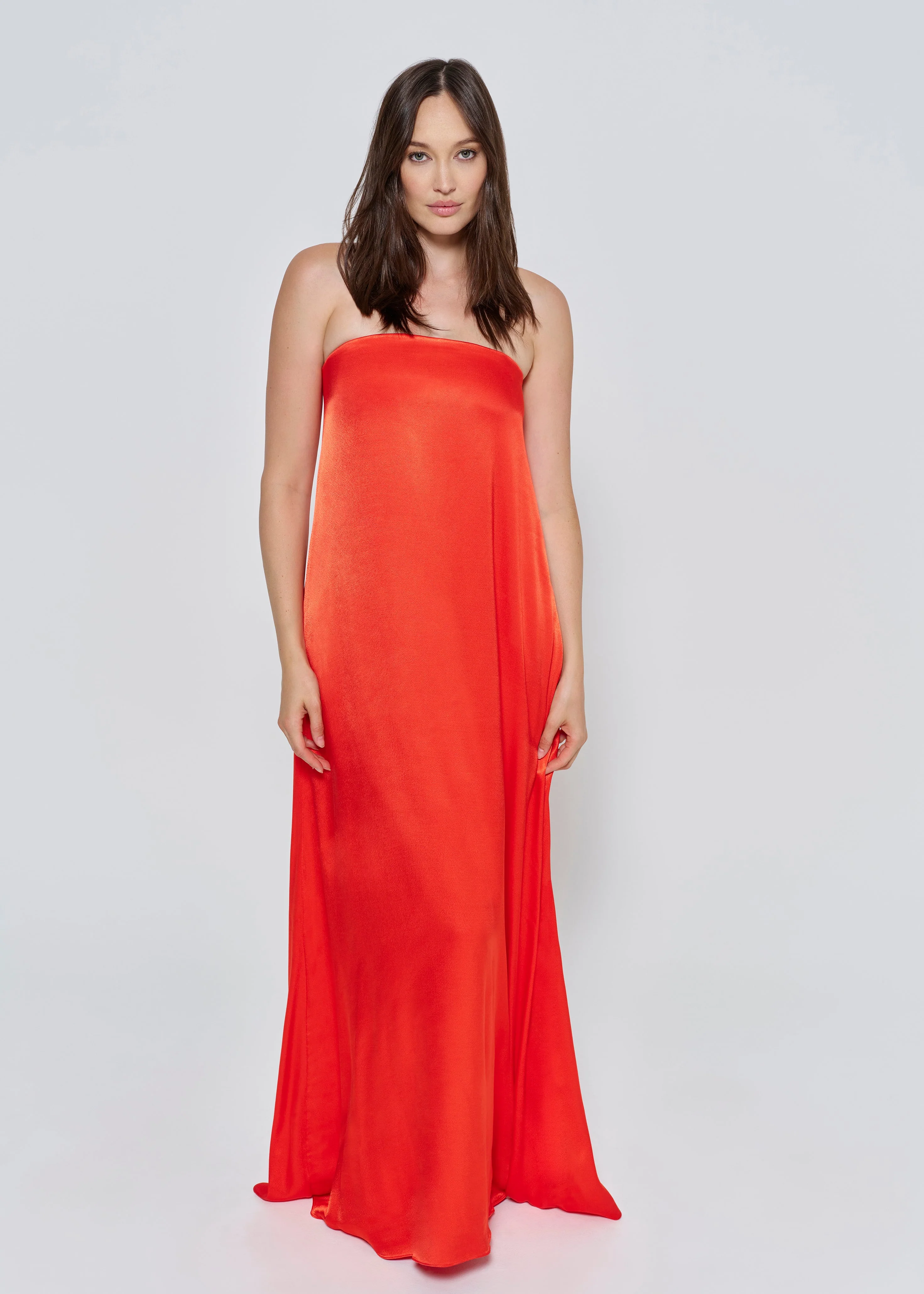 Brushed Satin Gown - Image 30