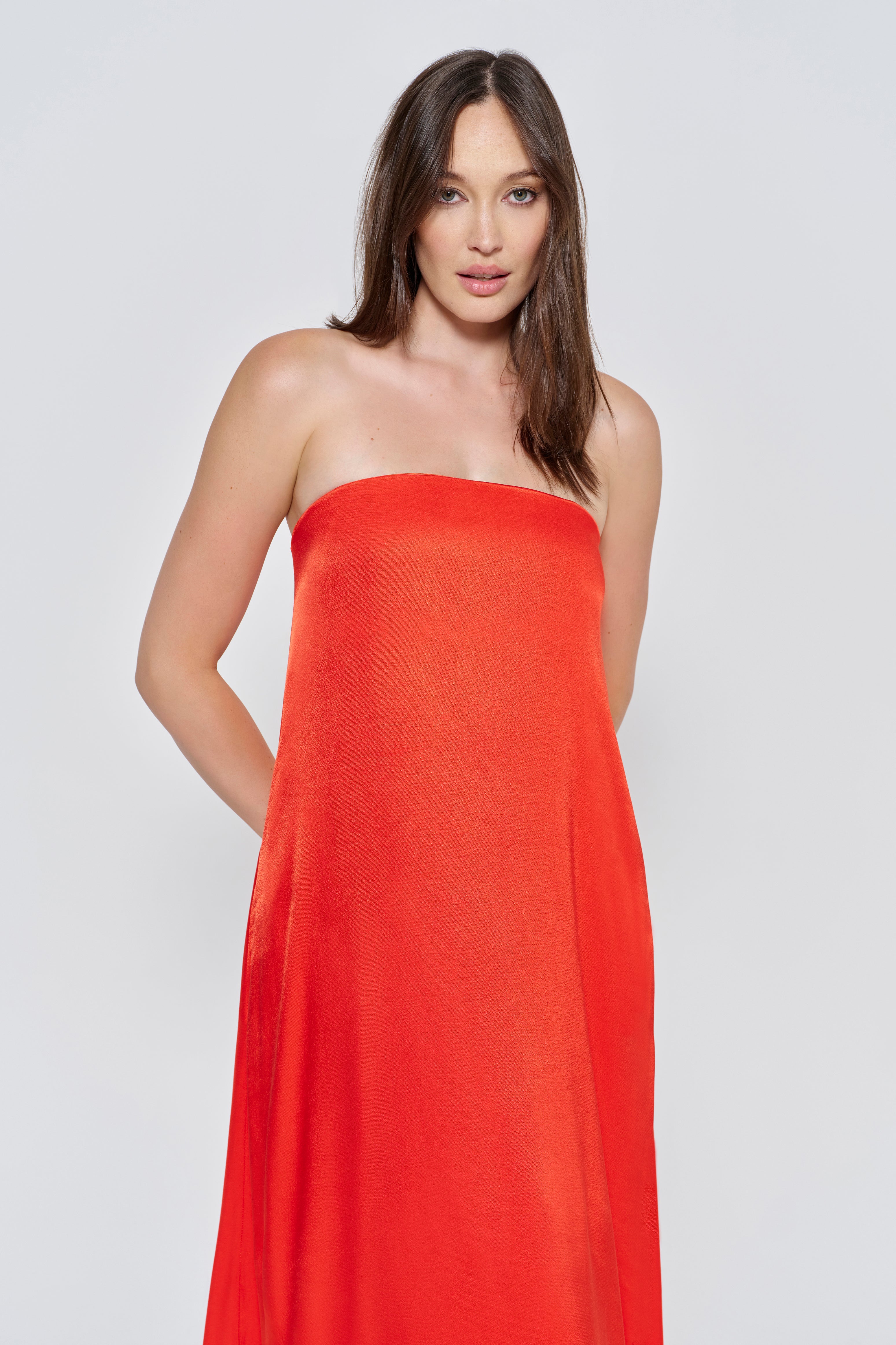 Brushed Satin Gown - Image 31