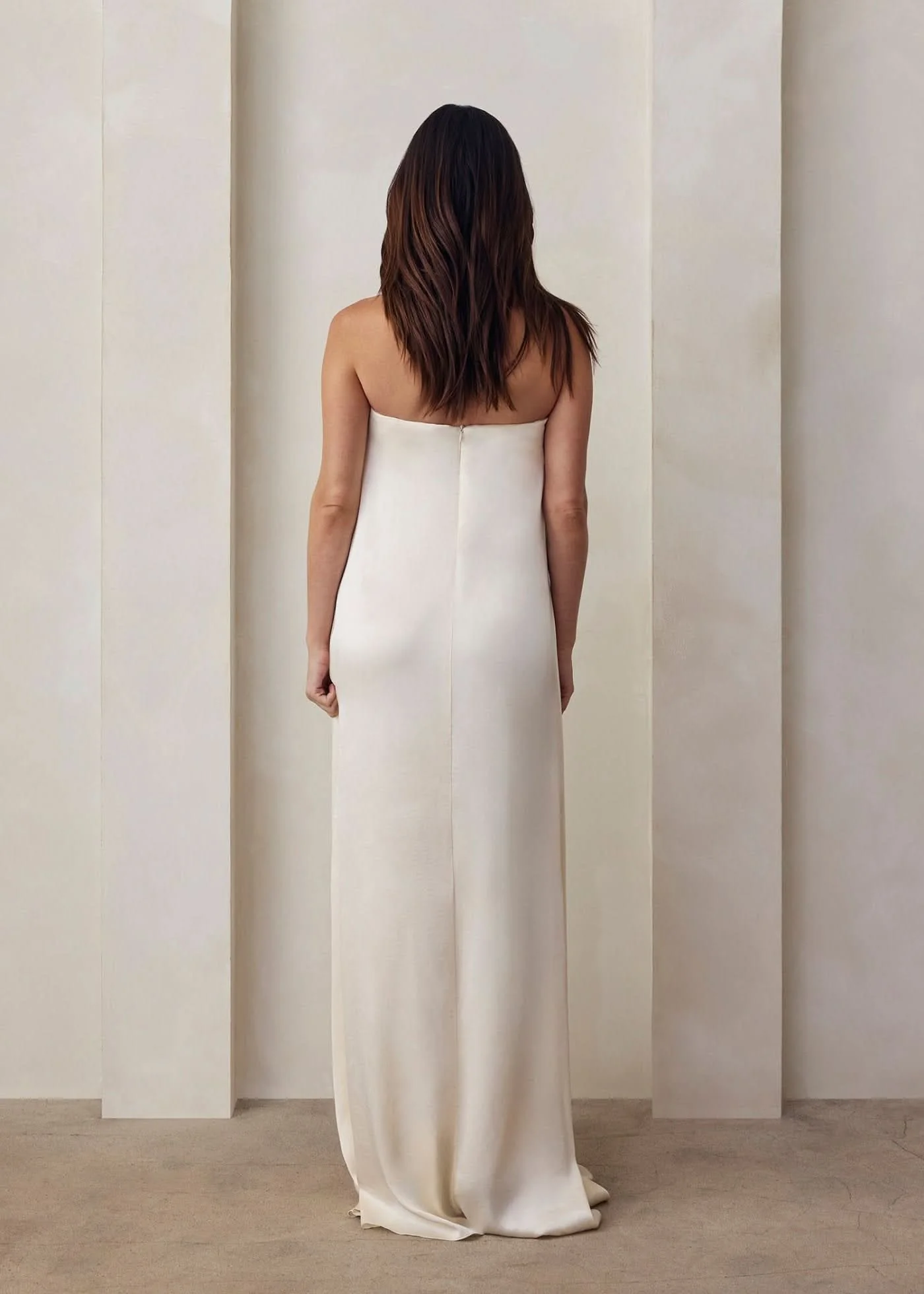 Brushed Satin Gown - Image 7