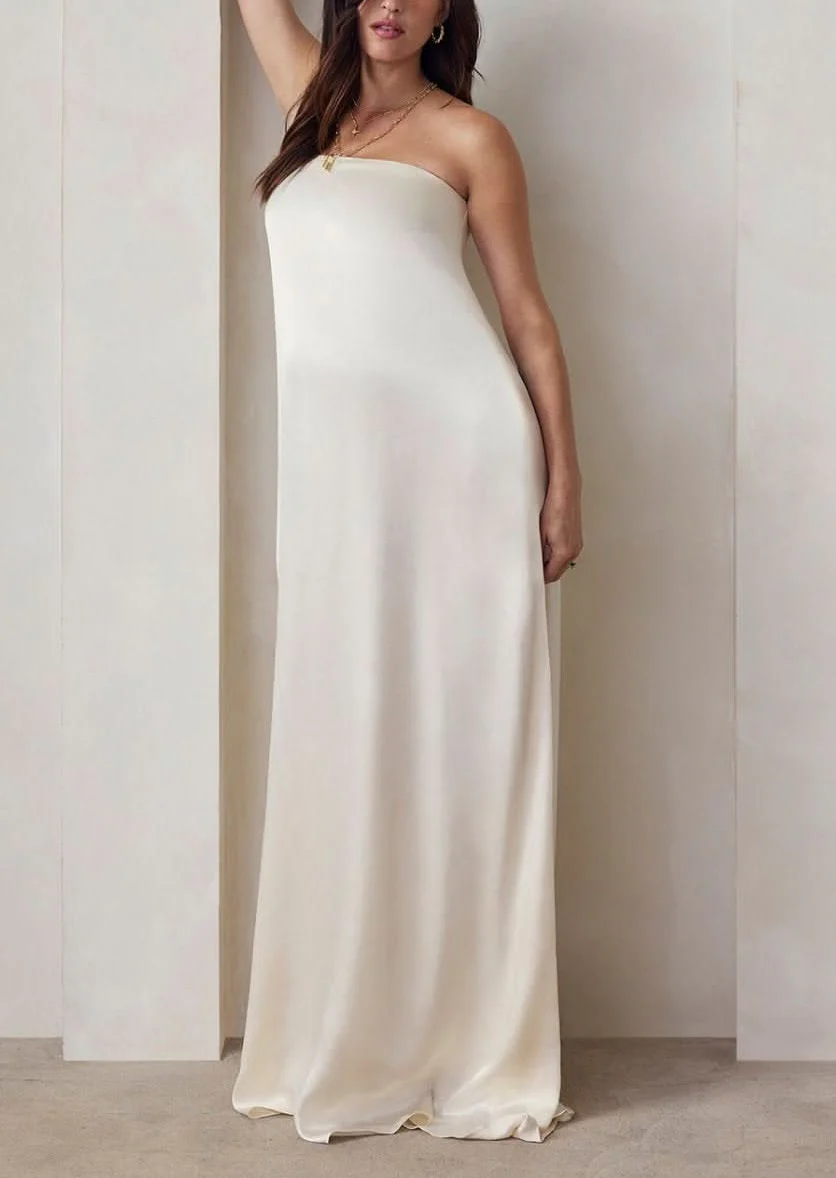 Brushed Satin Gown - Image 9