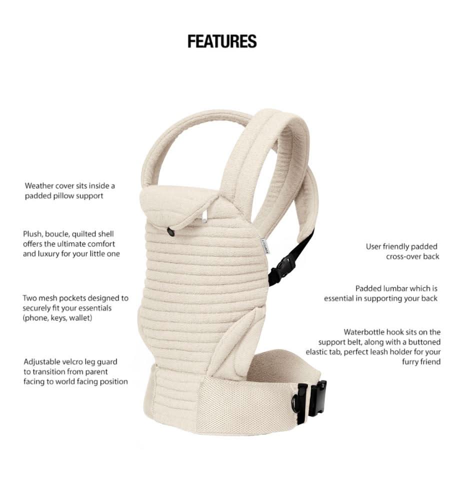 The Armadillo Baby Carrier - Cloud - Image 6