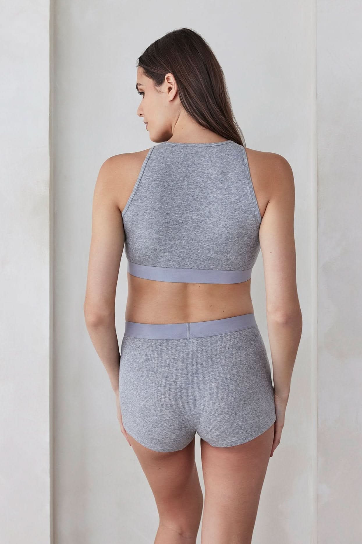 Cotton Rib Crop Top - Image 6