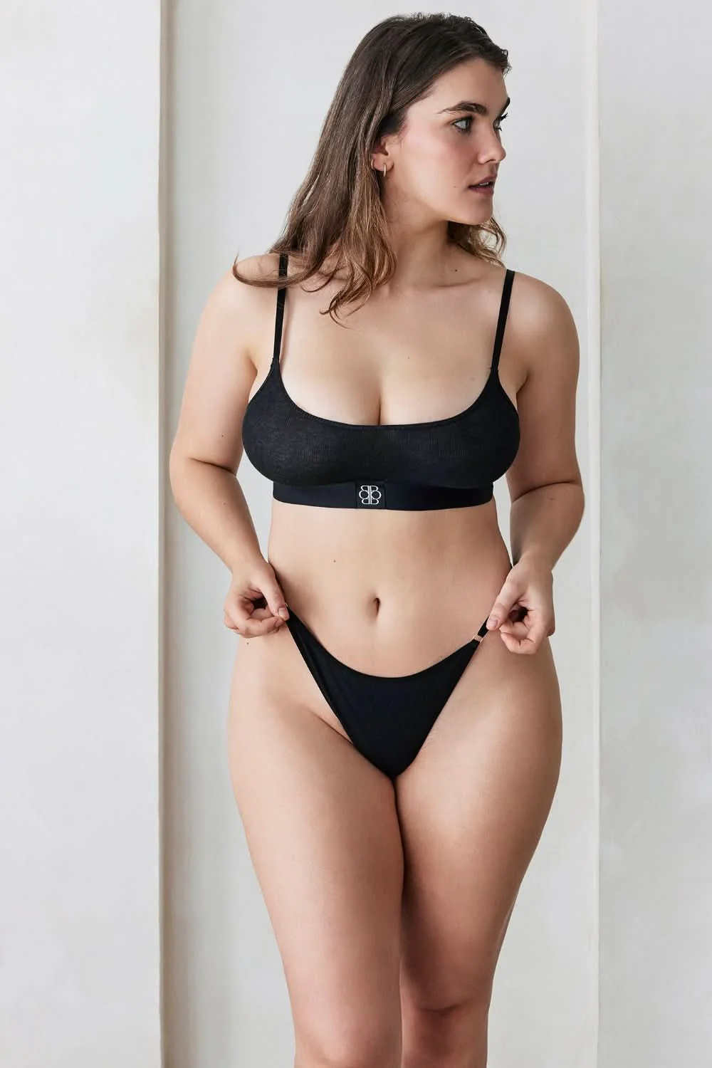 Cotton Rib Bralette - Image 3