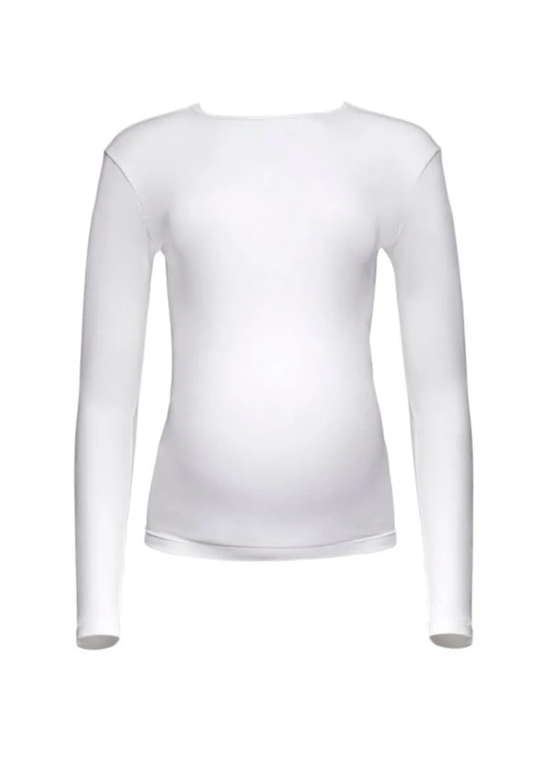 Cotton Rib Long Sleeve Tee - Image 3