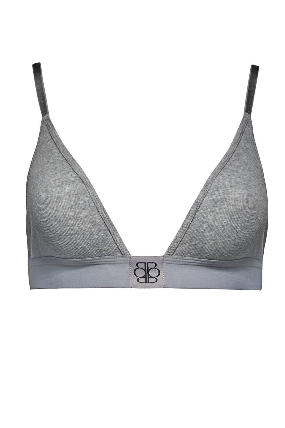 Cotton Rib Triangle Bralette - Image 10