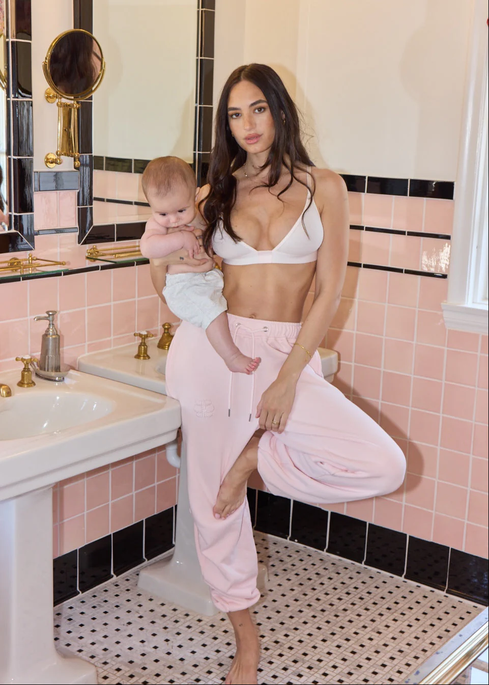 Cotton Rib Triangle Bralette - Image 13