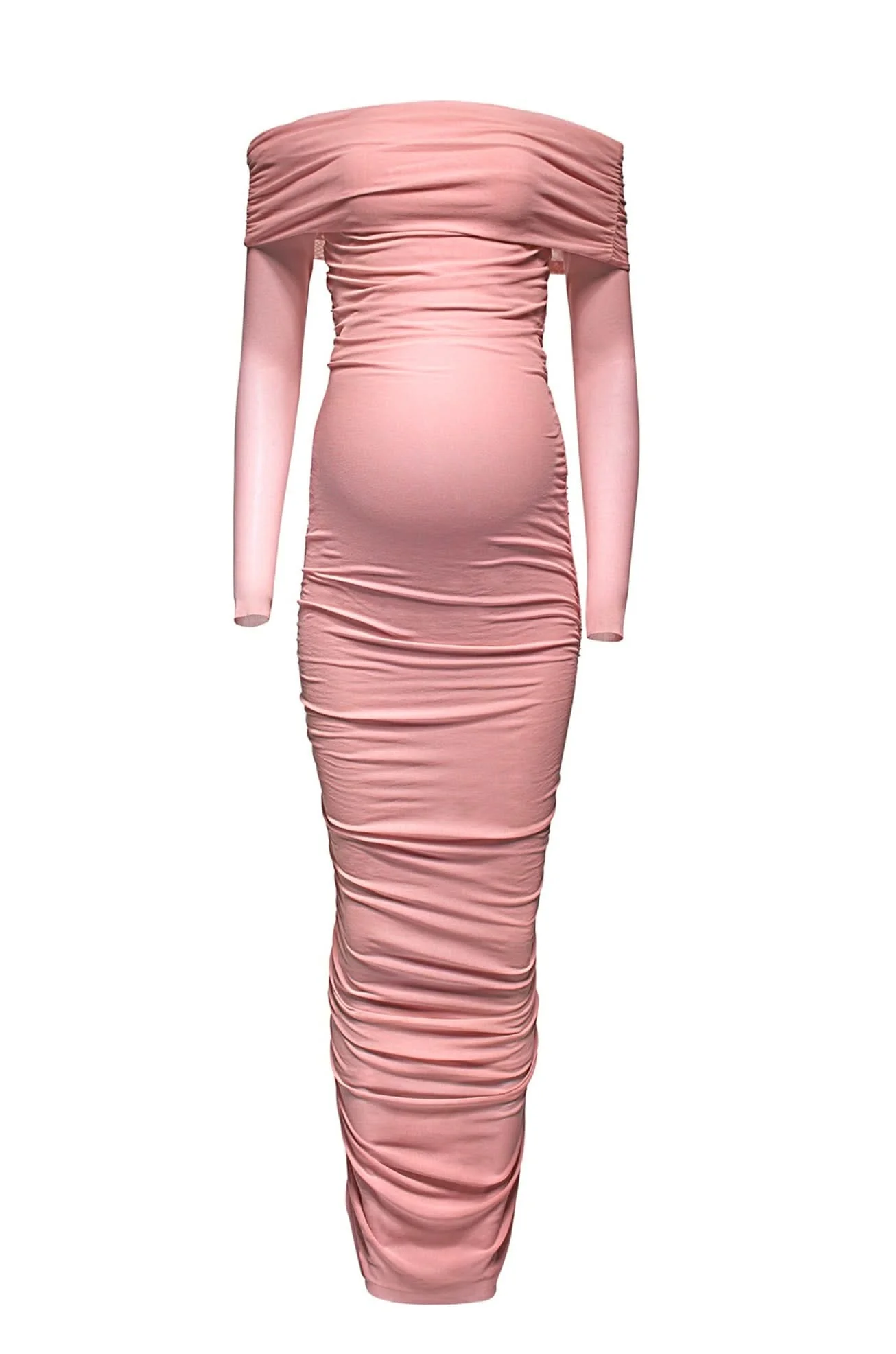 Off The Shoulder Soft Mesh Dress - Image 22