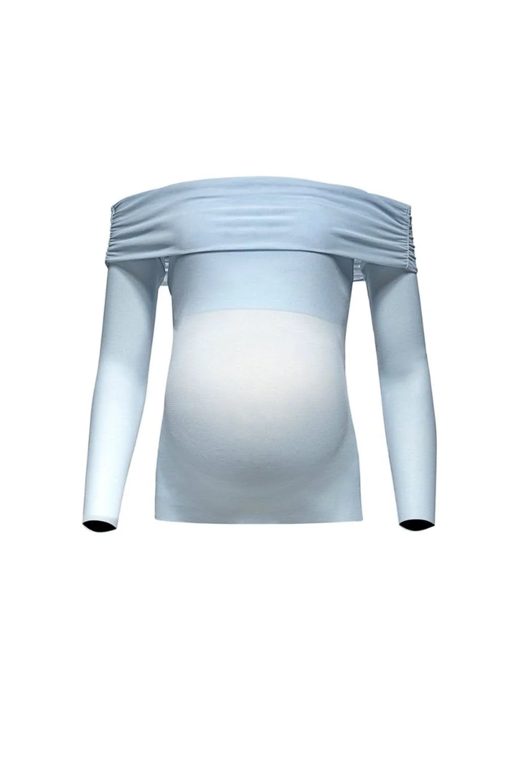 Off The Shoulder Soft Mesh Top - Image 15