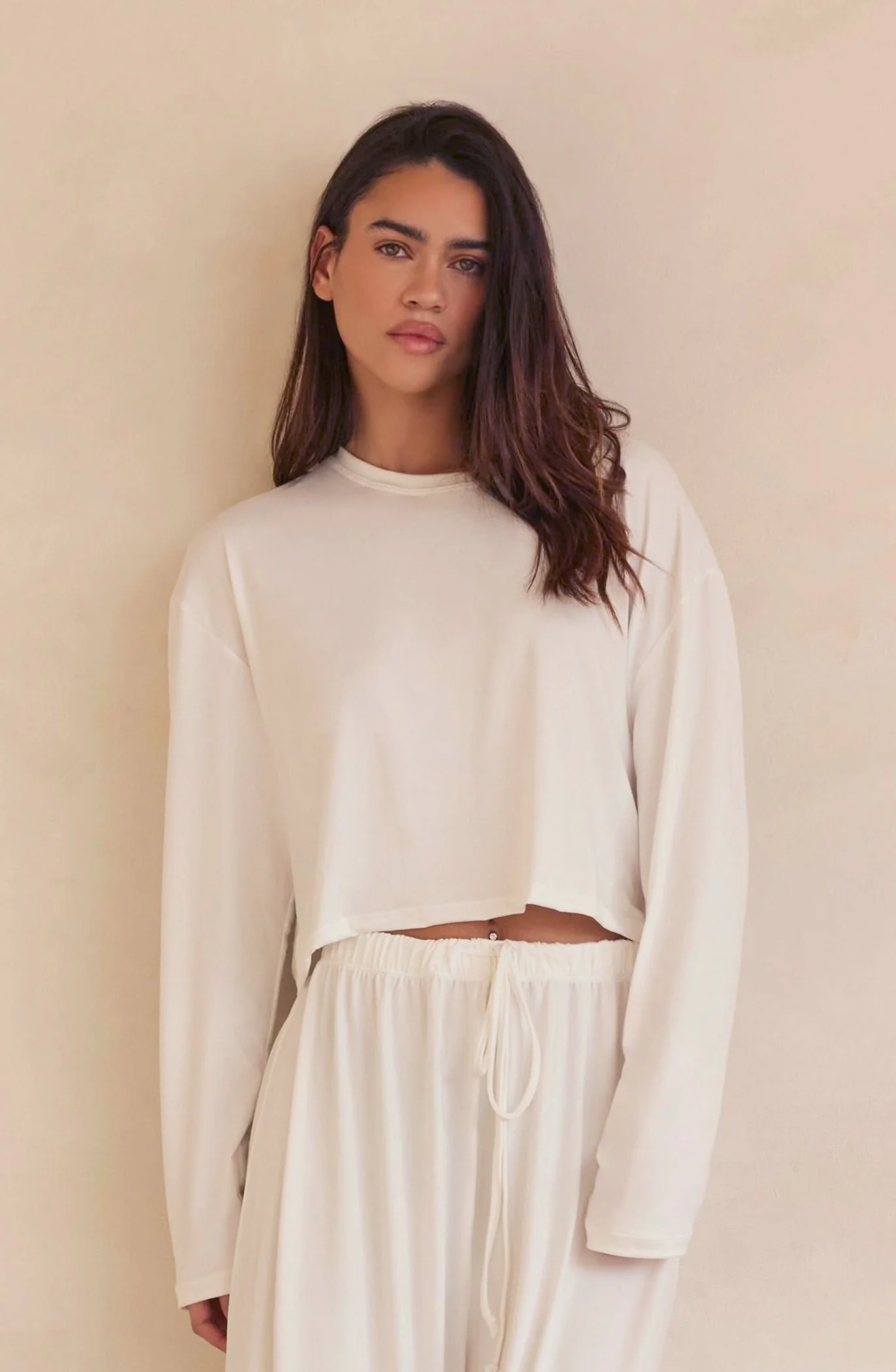 The Cloud Long Sleeve Crop Tee - Image 17