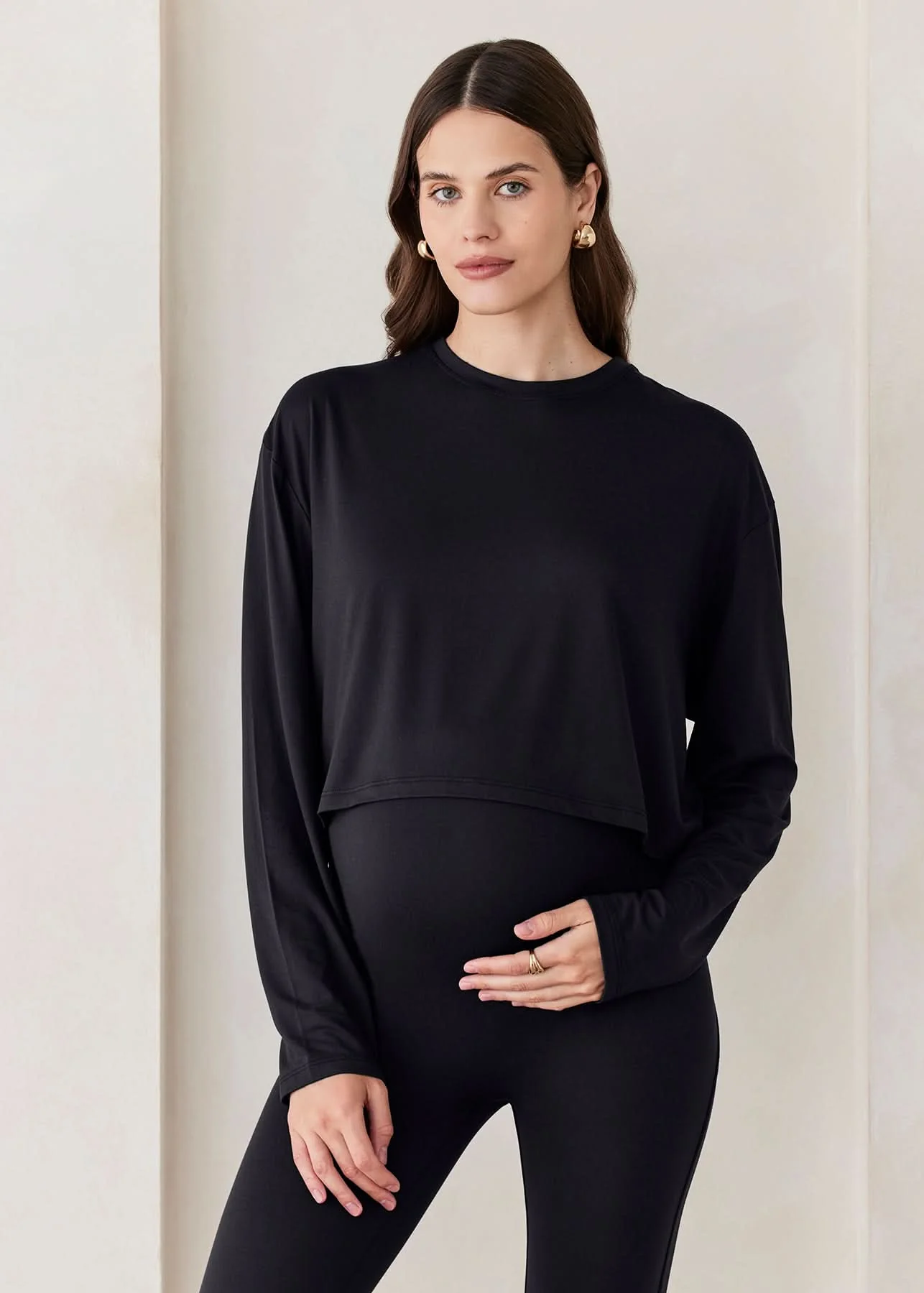 The Cloud Long Sleeve Crop Tee - Image 18
