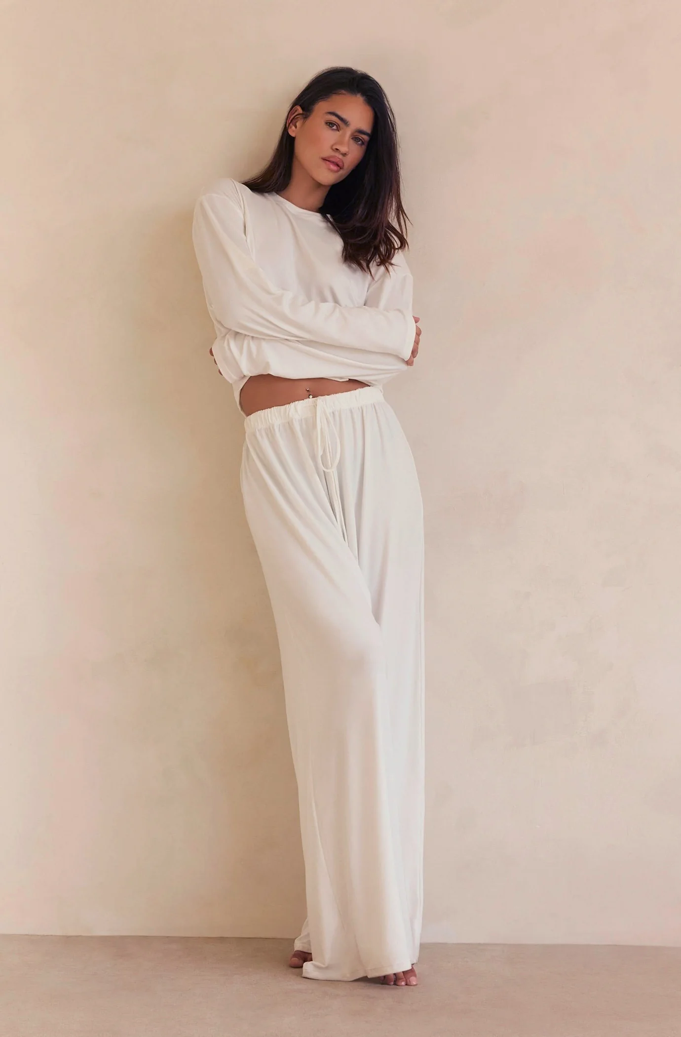 The Cloud Long Sleeve Crop Tee - Image 19