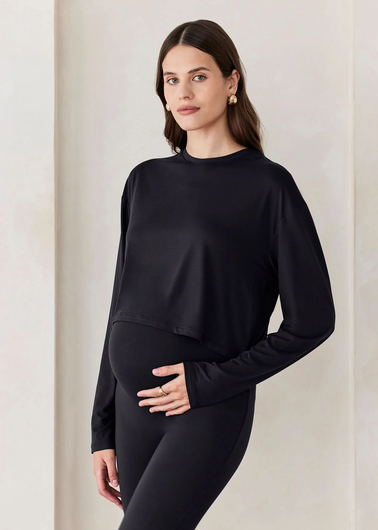 The Cloud Long Sleeve Crop Tee - Image 23
