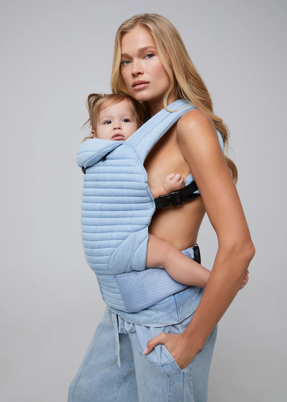 The Armadillo Baby Carrier - Denim - Image 8