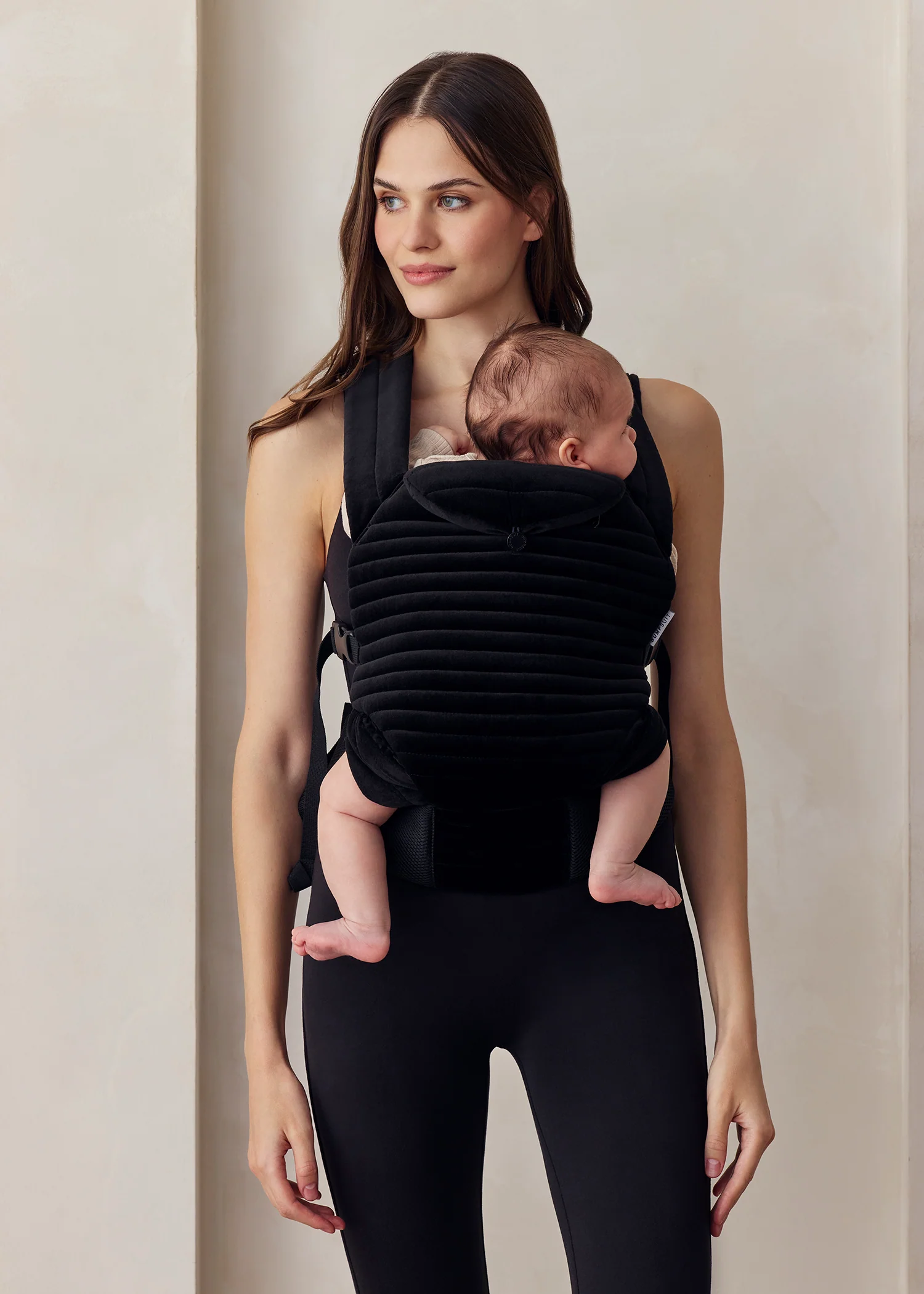 The Armadillo Baby Carrier - Black Velvet - Image 7