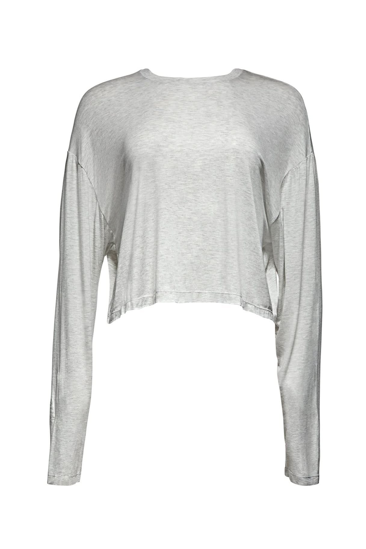 The Cotton Long Sleeve Crop Tee - Image 4