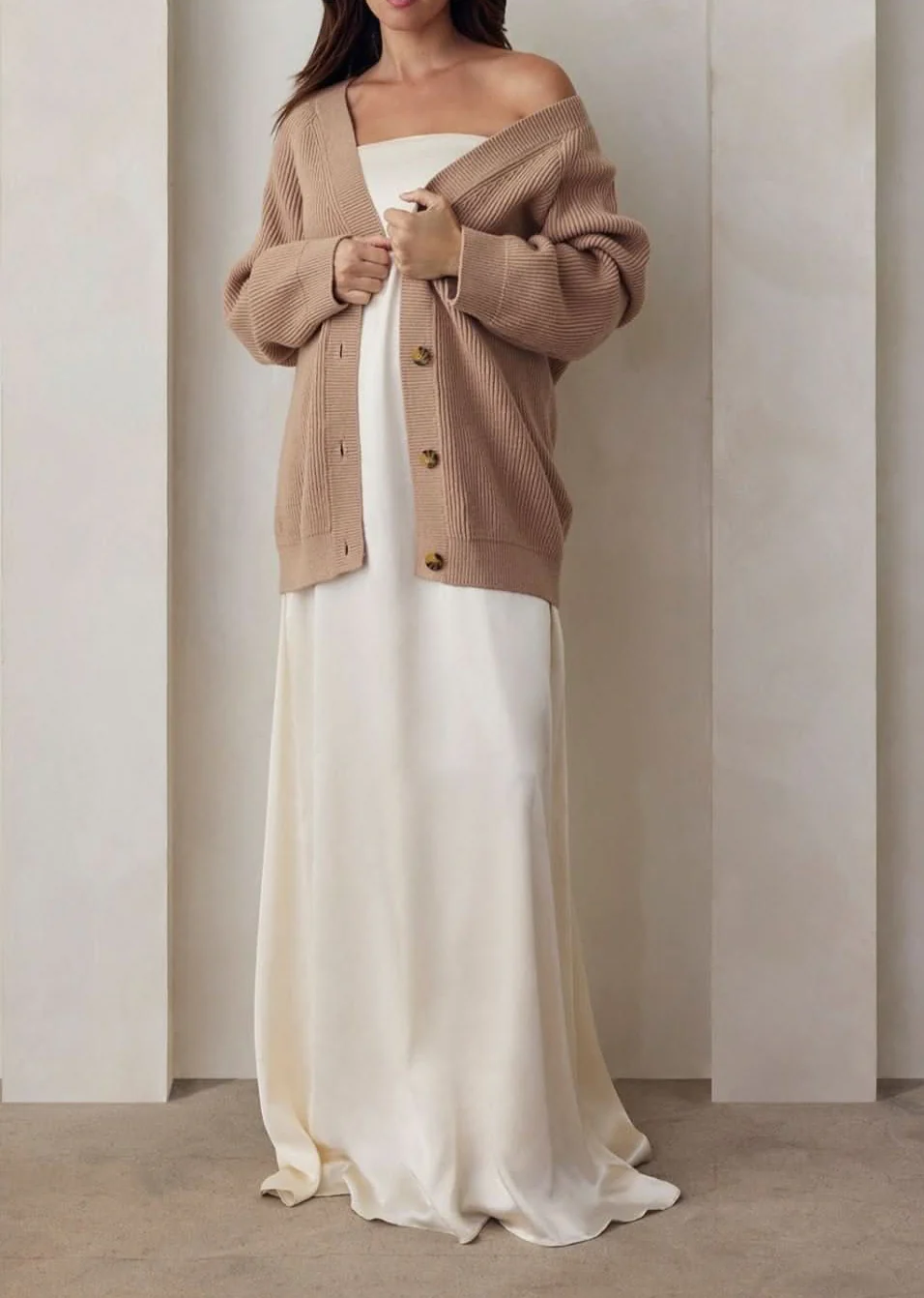 Brushed Satin Gown - Image 2