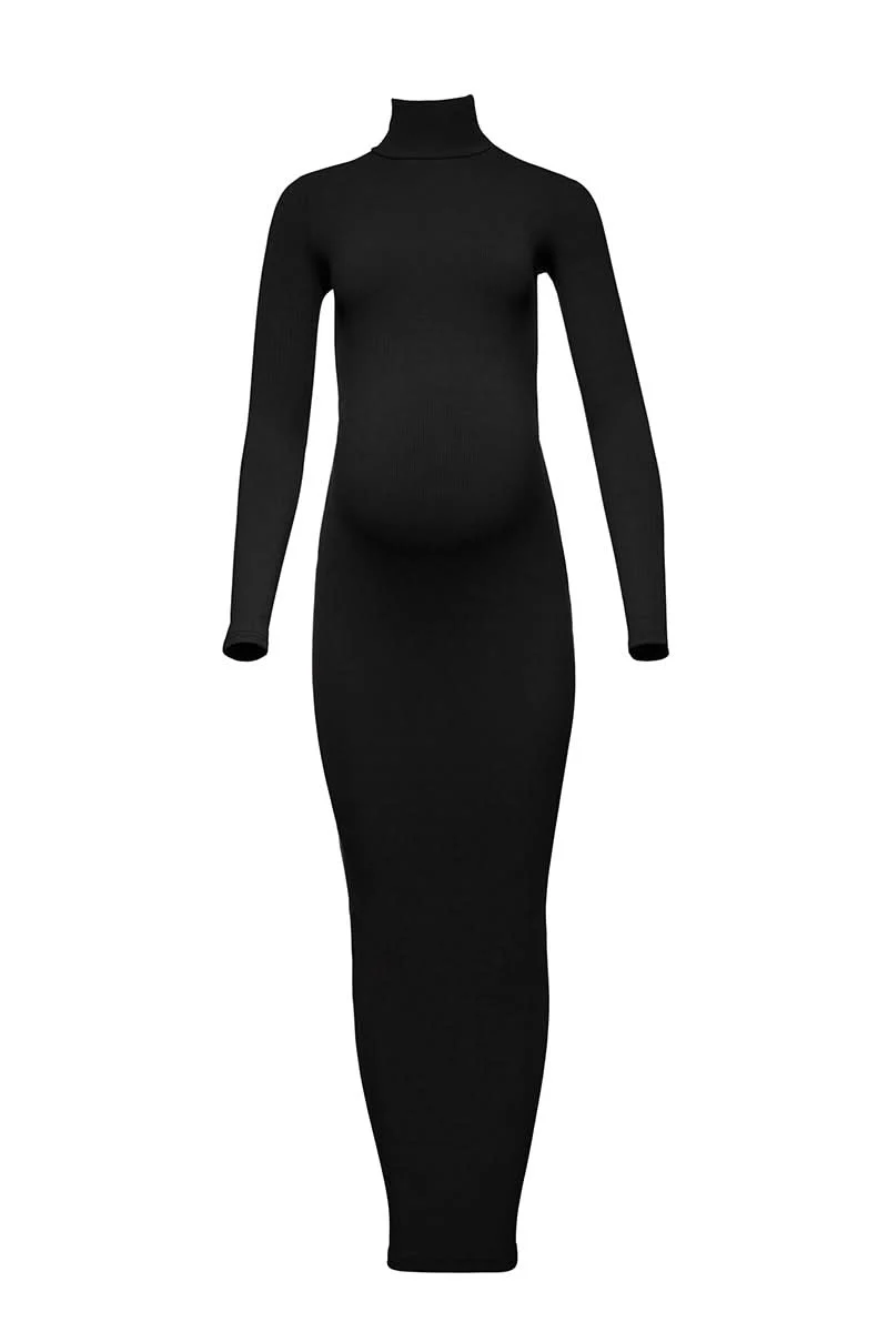 Sculpting Rib Long Sleeve Dress - Image 5
