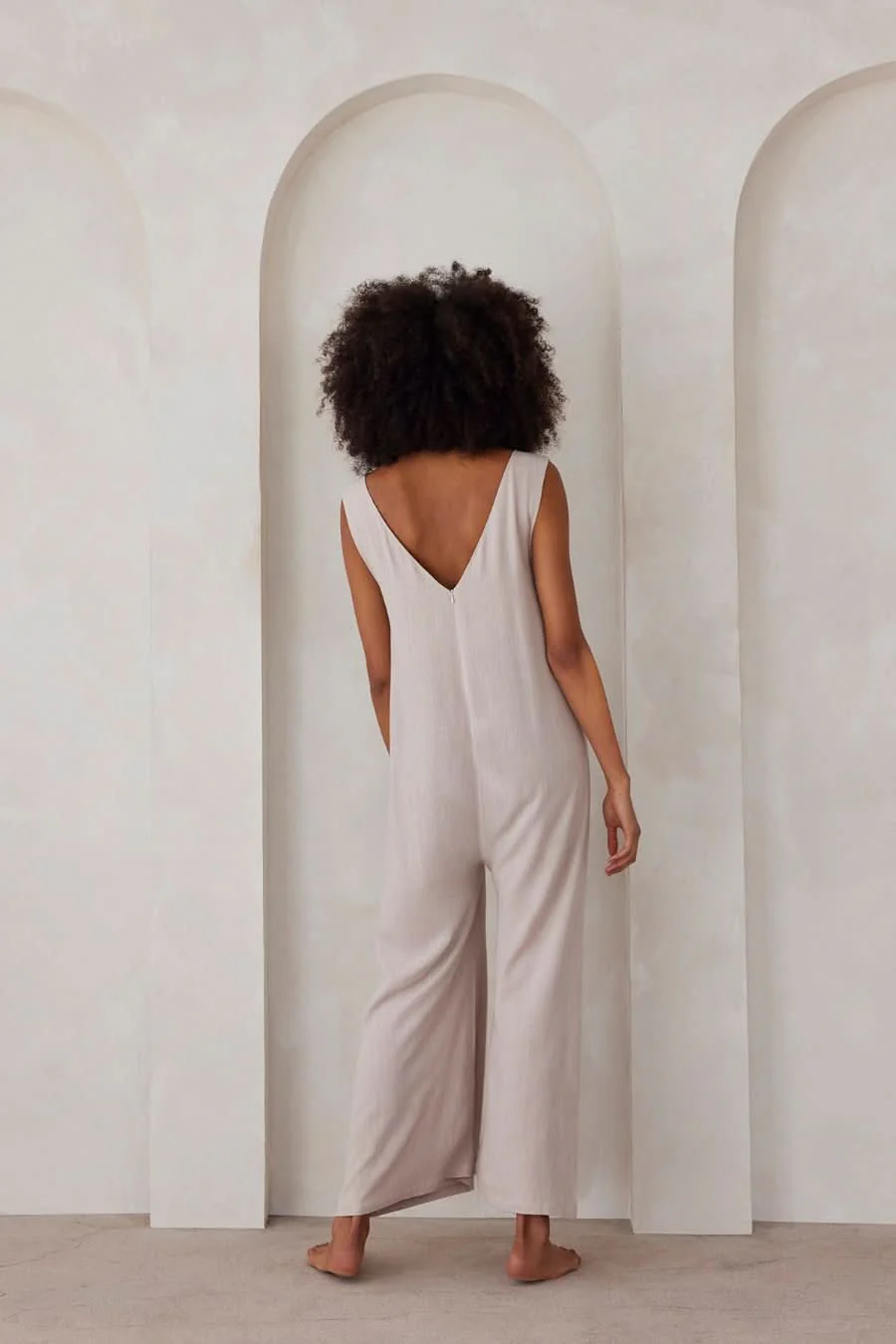 Oversized Linen Jumpsuit - Image 12