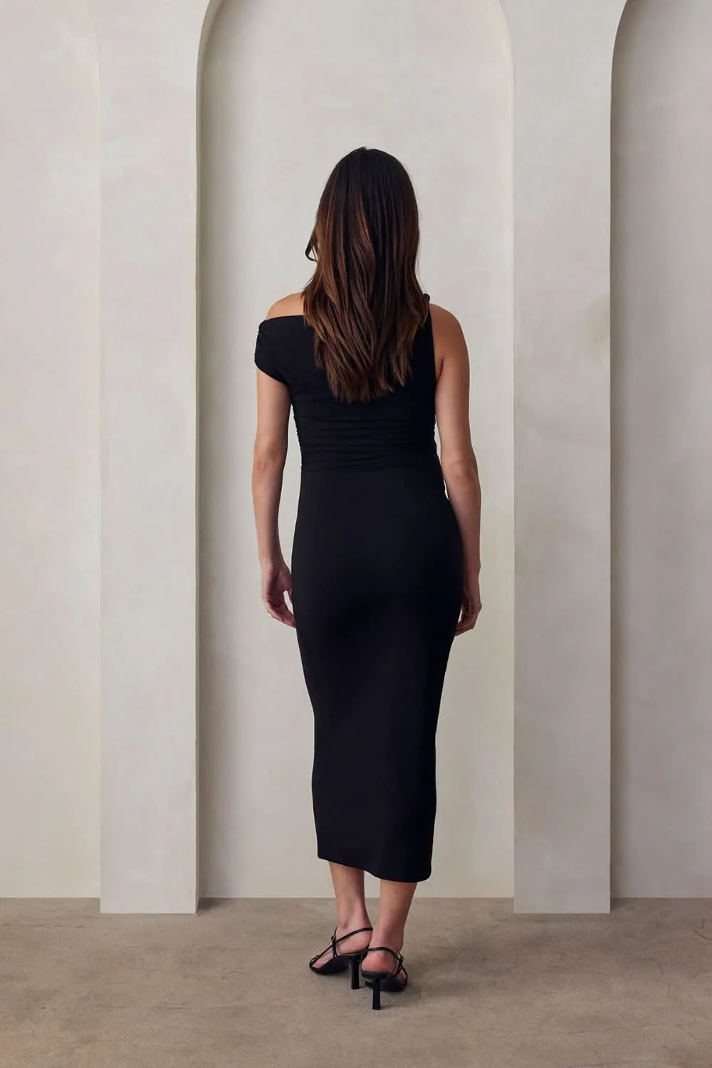 Twisted Airbrush Midi Dress - Image 5